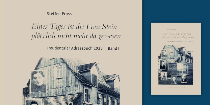 Das Buchcover zeigt alte Sepiafotos von Menschen und einem Haus, dazu deutschen Text oben und unten.